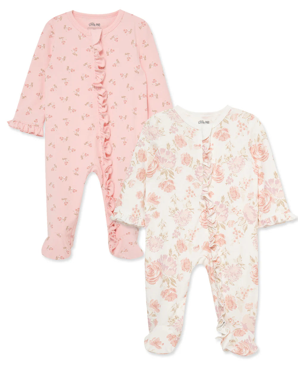 Fabulous Floral 2pk Footies
