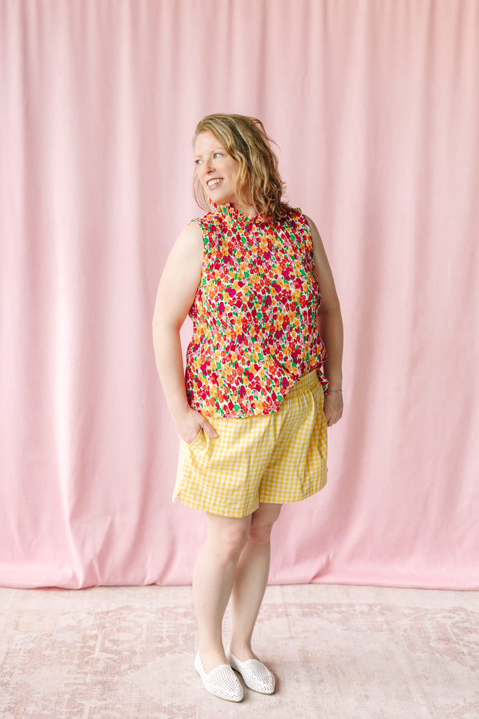 Watercolor Floral Top