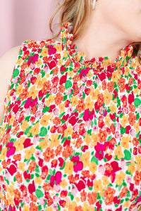 Watercolor Floral Top