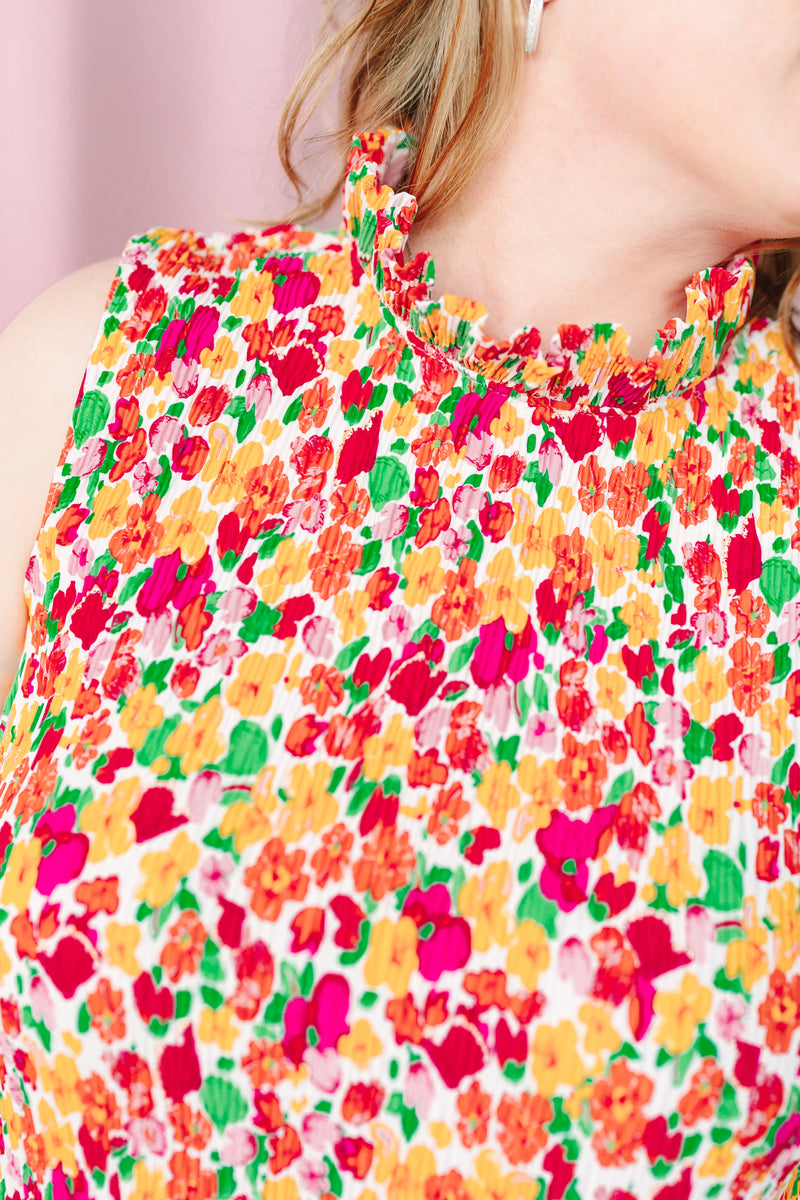 Watercolor Floral Top