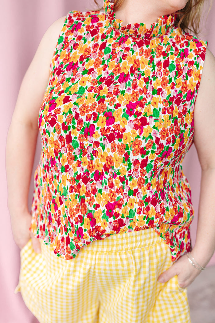 Watercolor Floral Top