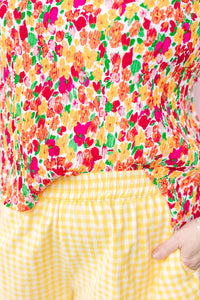 Watercolor Floral Top