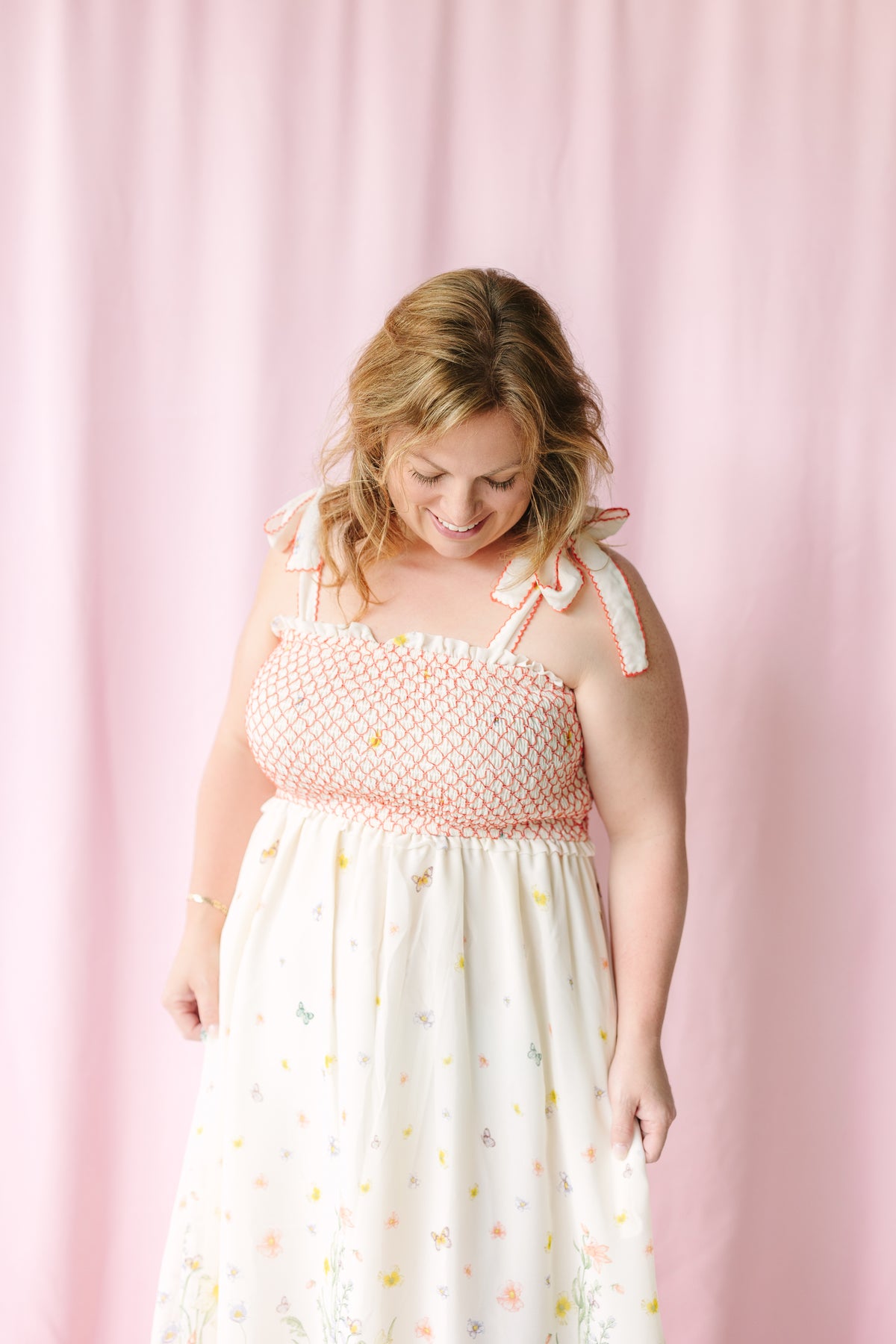 Ivory Multi Garden Dress