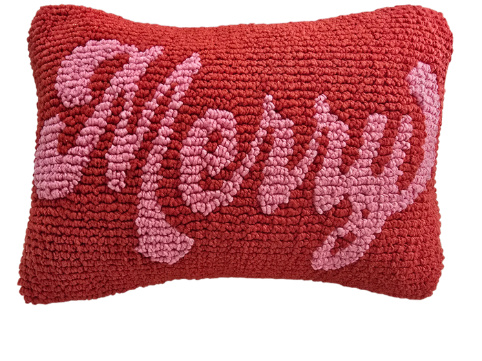 Red Merry Pillow