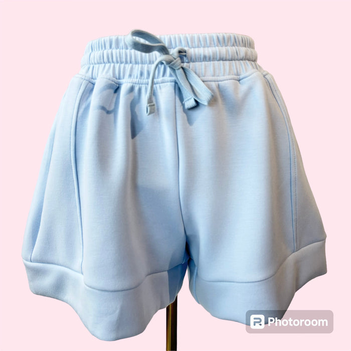 Soft Blue Marshmallow Shorts