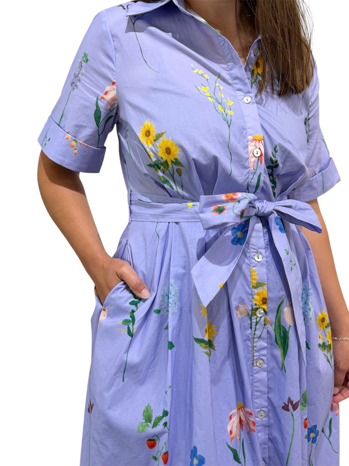 Periwinkle Floral Dress