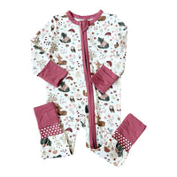 Pink Woodland Animals PJs