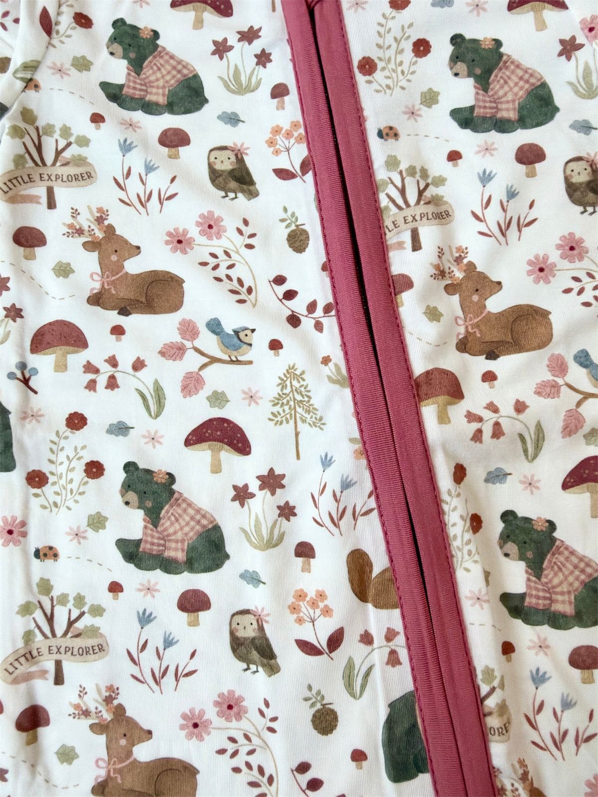 Pink Woodland Animals PJs
