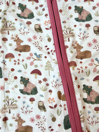 Pink Woodland Animals PJs