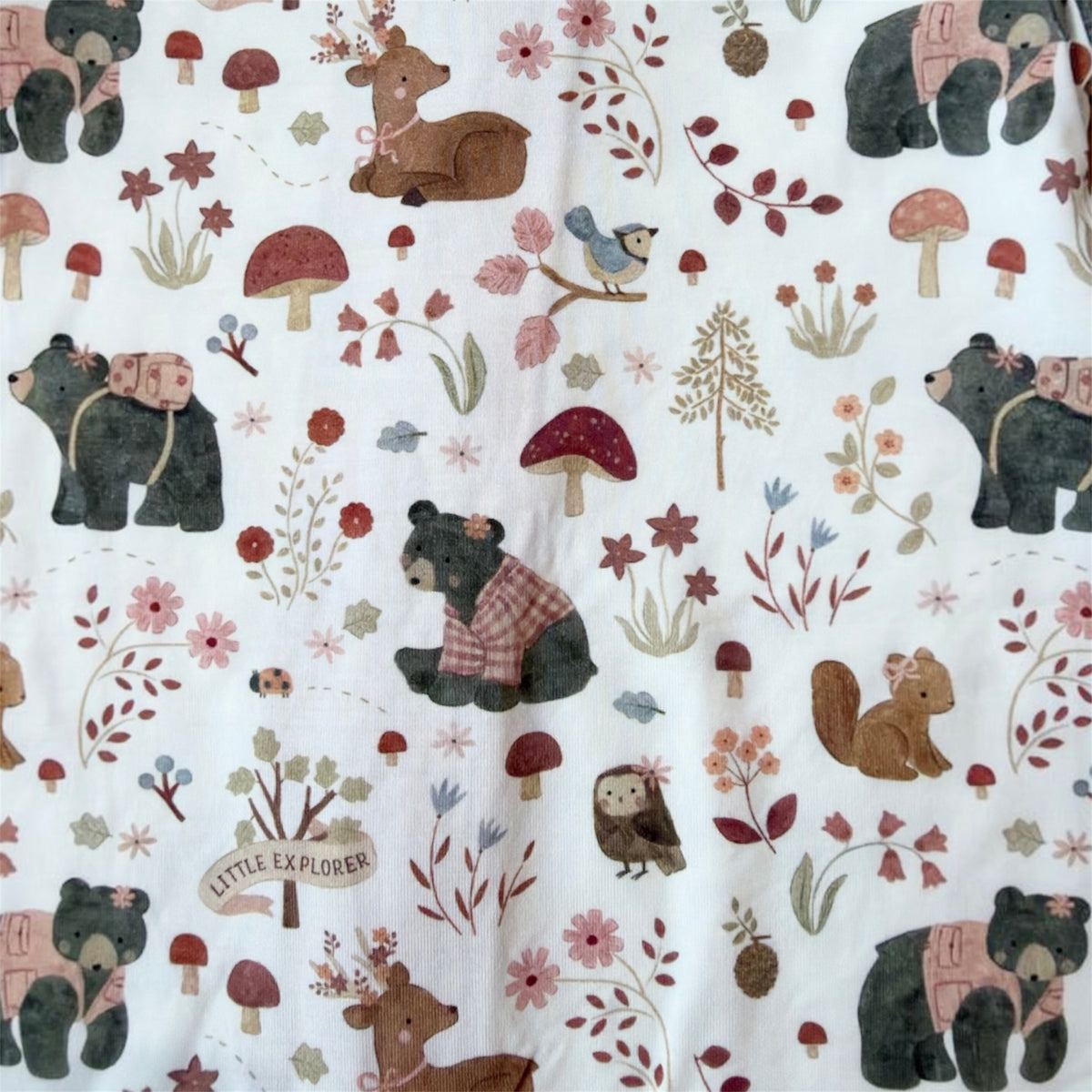 Pink Woodland Animals PJs