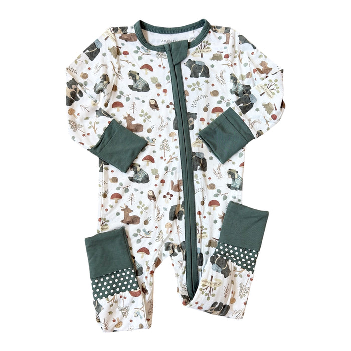 Green Woodland Animals PJs