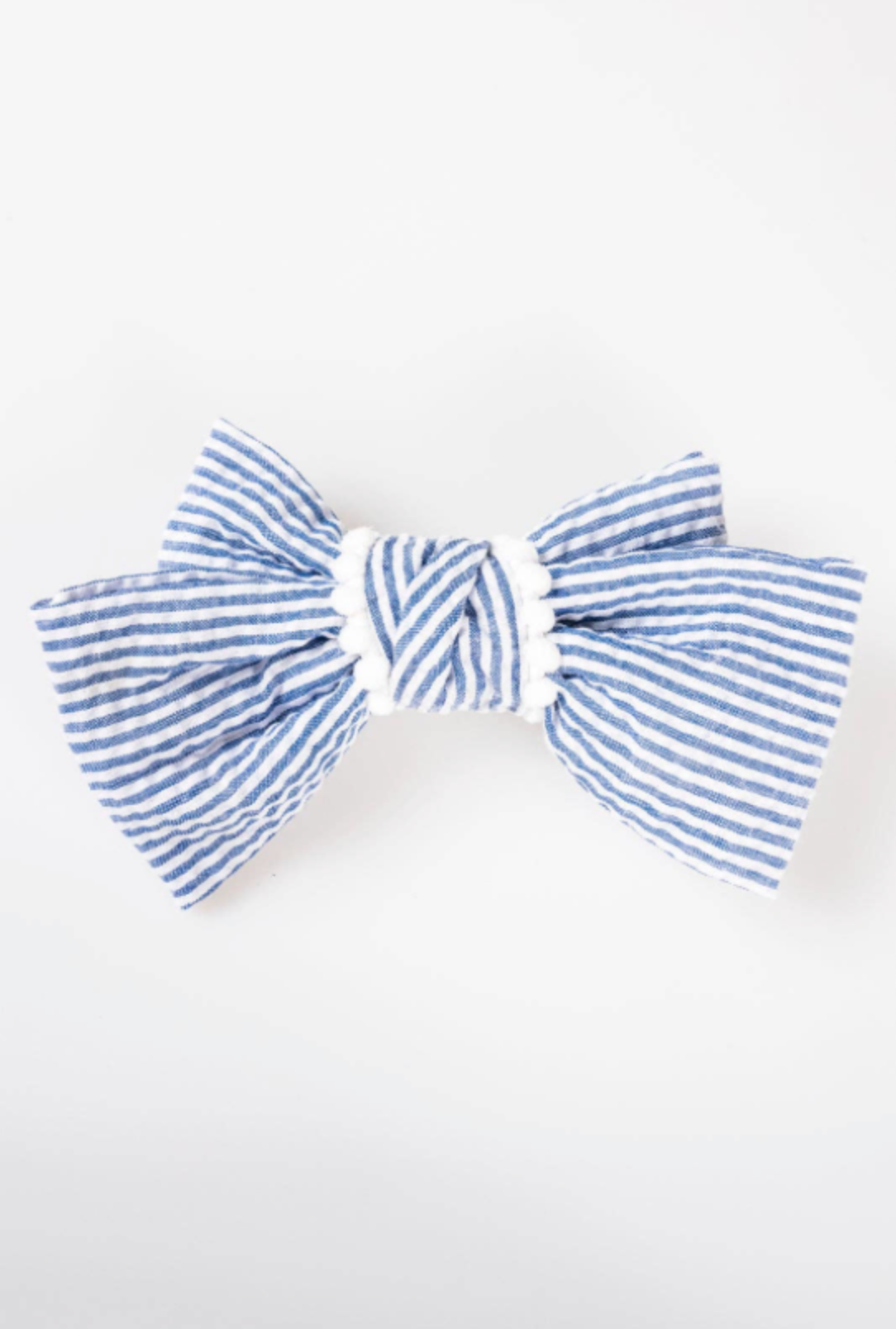 Skylar Pompom Bow Barrette