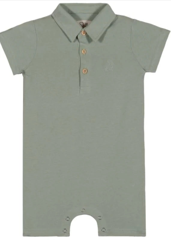 Sage Polo Romper
