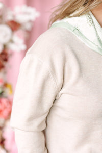Oatmeal Crew Sweater
