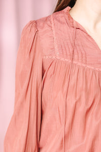 Rust Boho Blouse
