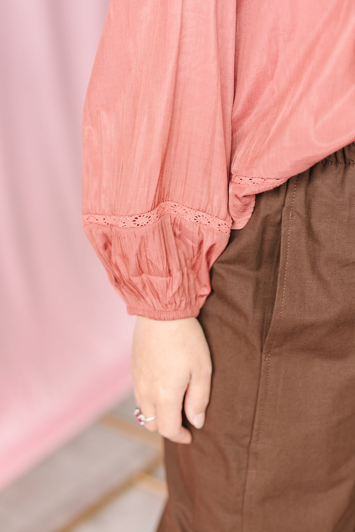 Rust Boho Blouse