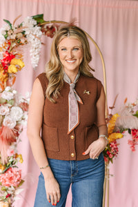 Brown Sweater Vest