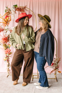 Olive Faux Suede Bomber Jacket