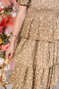 Victorian Floral Maxi Dress