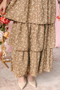 Victorian Floral Maxi Dress