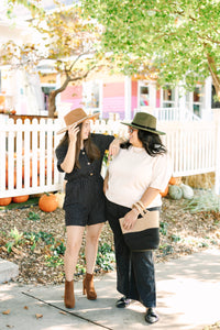 Black Dot Gauze Jumpsuit