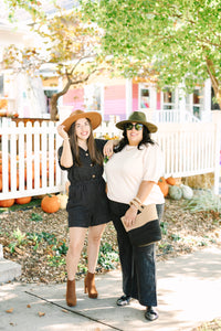 Black Dot Gauze Jumpsuit