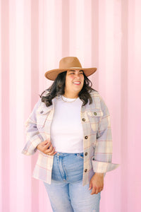 Misty Lilac Shacket