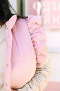 Blush Quilted Vest