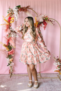 Vintage Rose Mini Dress