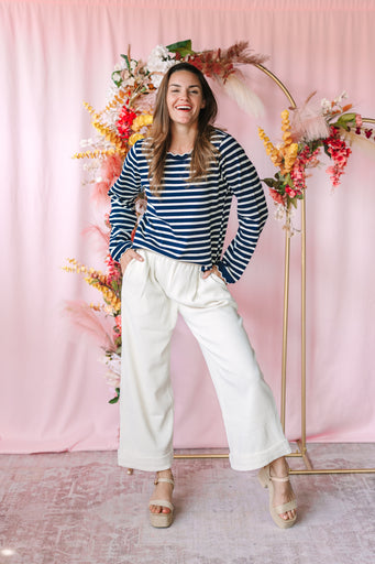 Ivory Corduroy Pant