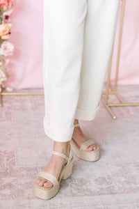 Ivory Corduroy Pant