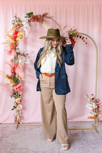 Cream Pintuck Blouse