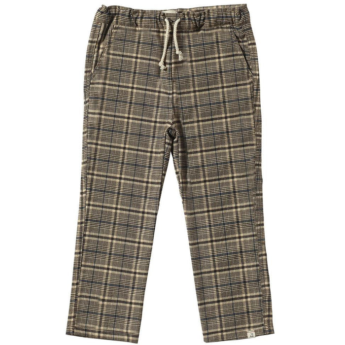 Brown Plaid Charlie Pants
