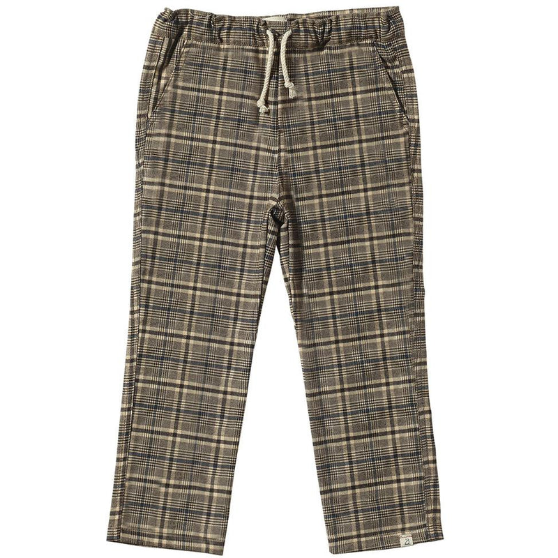 Brown Plaid Charlie Pants