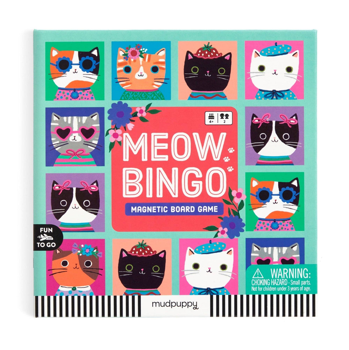 Meow Bingo! Magnetic Board Game