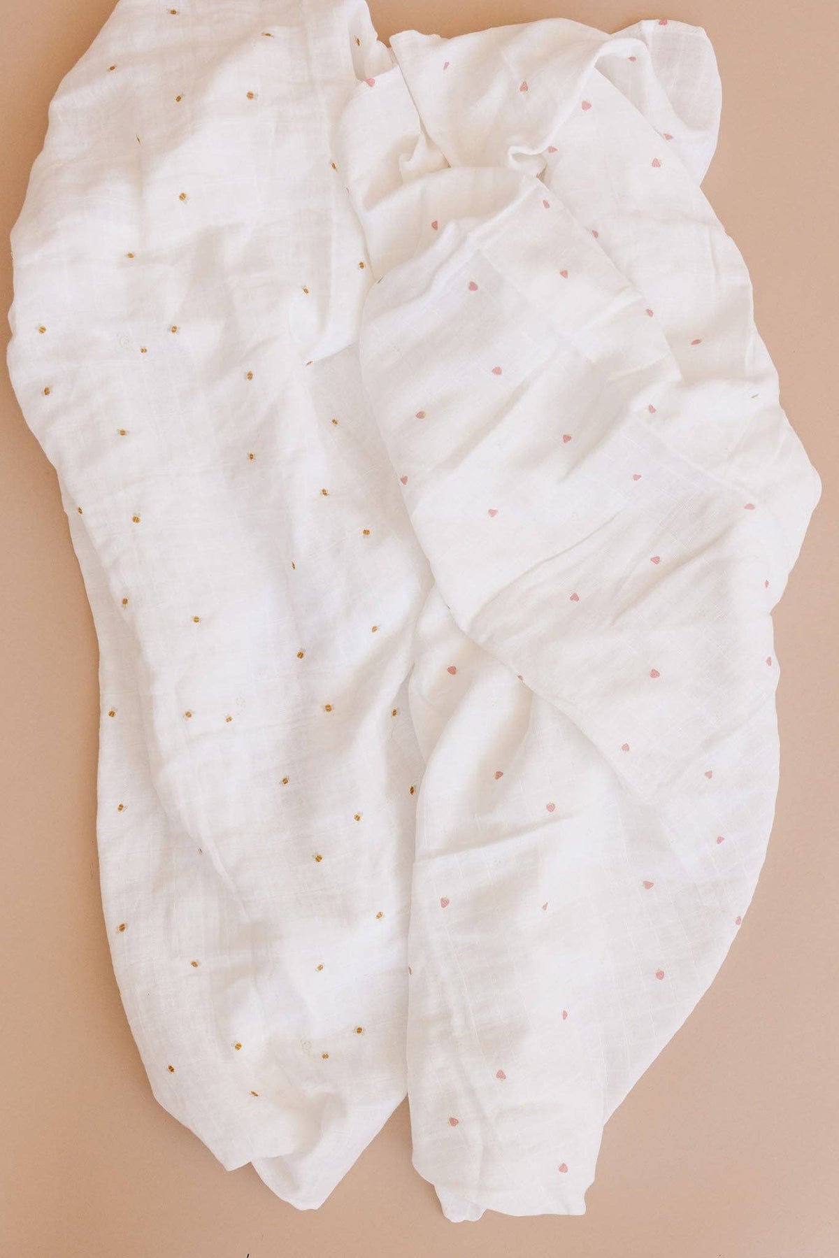 Strawberry Muslin Swaddle Blanket
