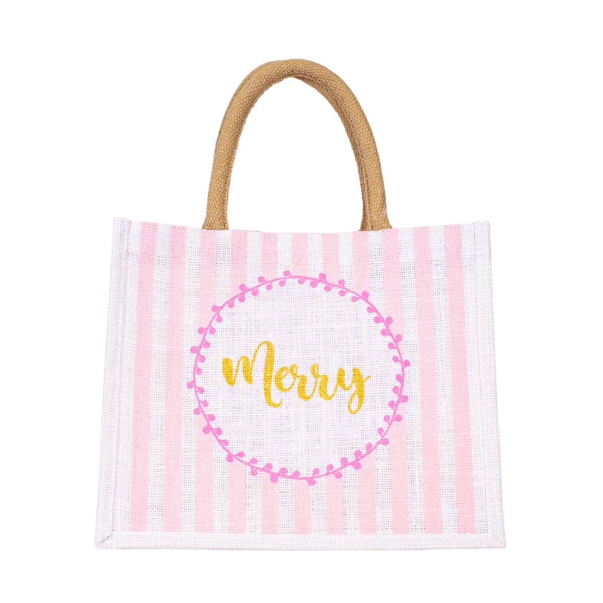 Merry Stripe Gift Tote