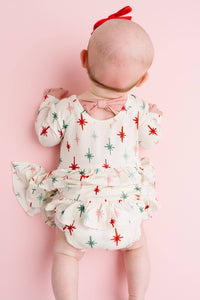 Holiday Twinkle Bodysuit Bamboo Dress