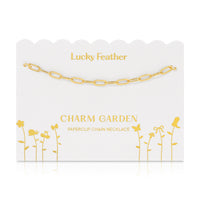 Charm Garden - Gold Paperclip Chain (18-20 in)