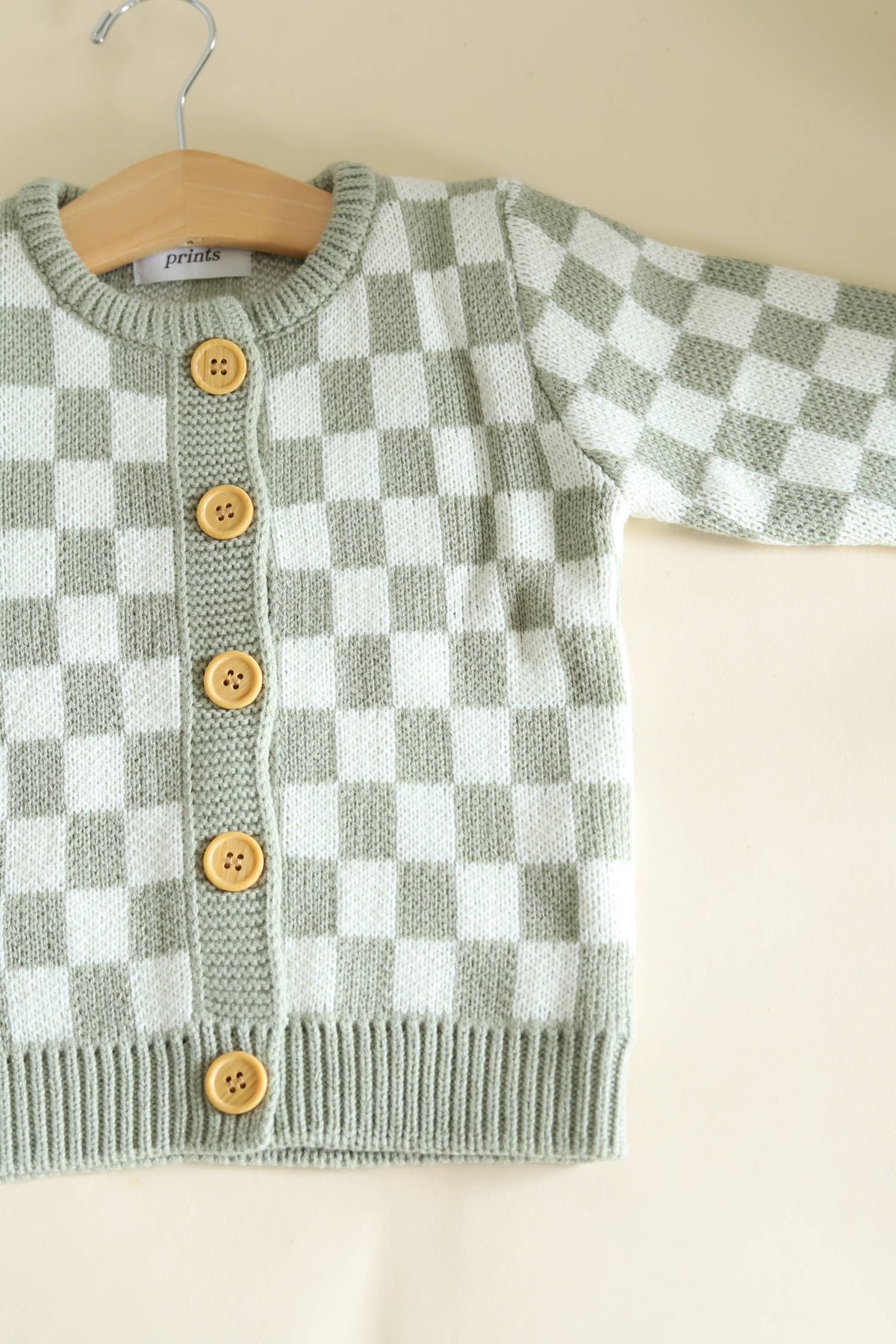 Checkered Baby Sweater