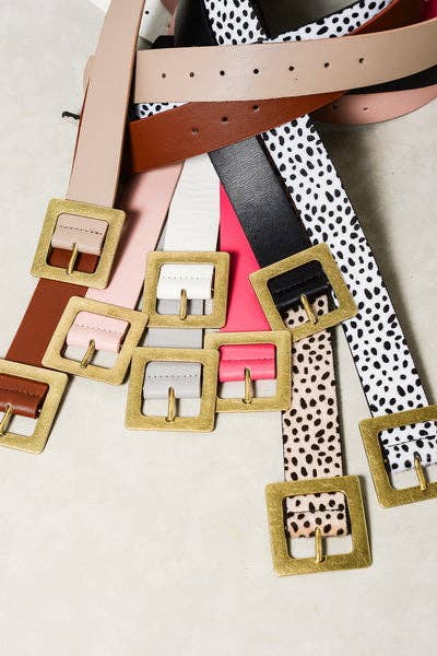 Square Buckle Belt