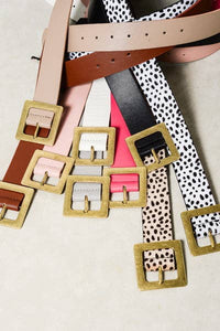 Square Buckle Belt