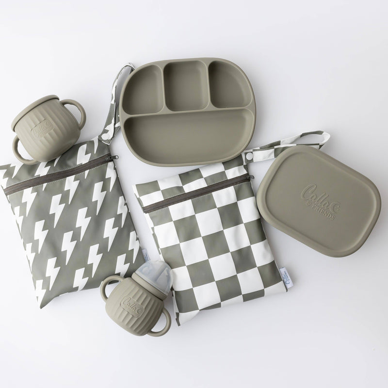 The Grayson Long Sleeve Bib - Checkered