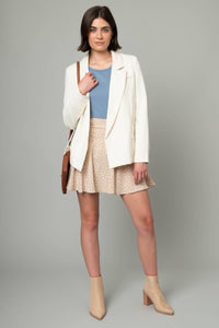 Cream Boyfriend Blazer