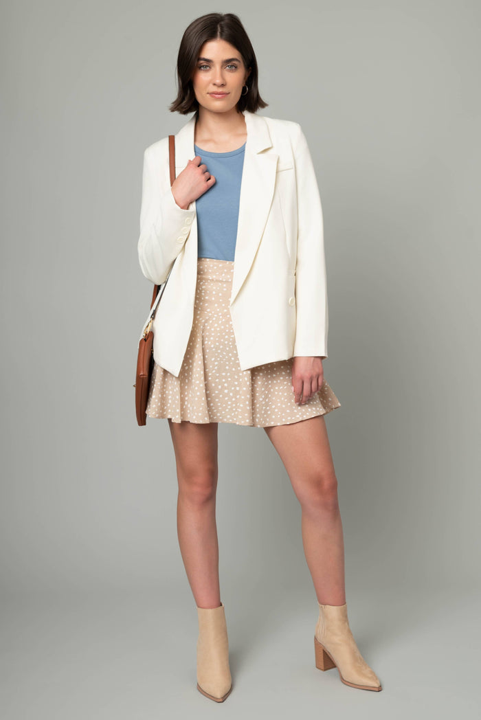 Cream Boyfriend Blazer