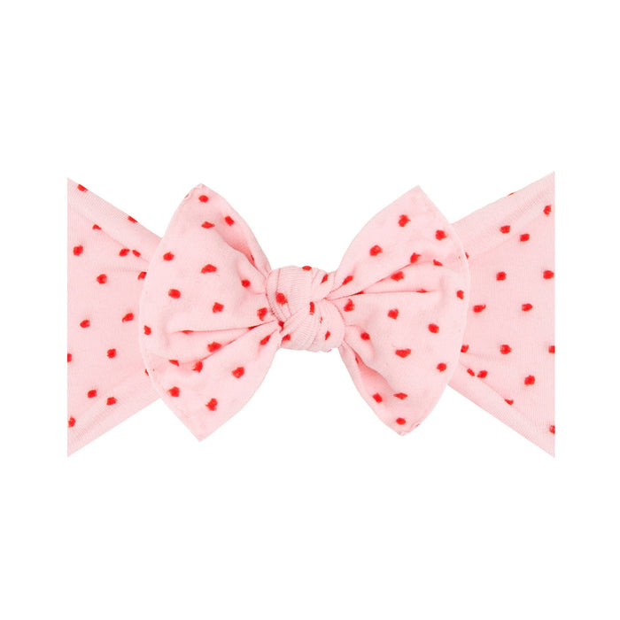 Baby Bling® Shabby Dot Knot soft nylon headband