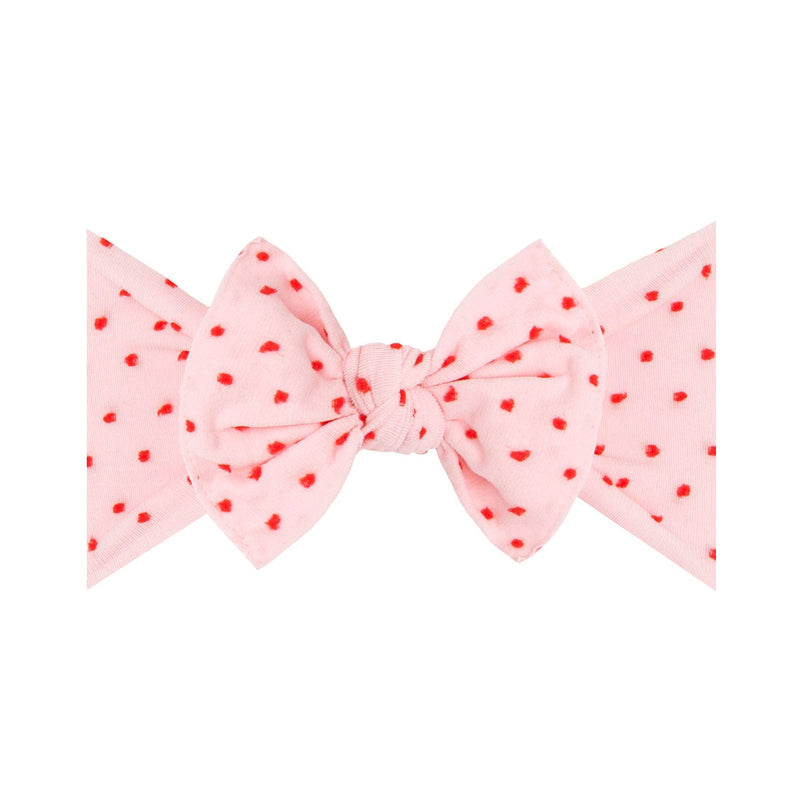 Baby Bling® Shabby Dot Knot soft nylon headband