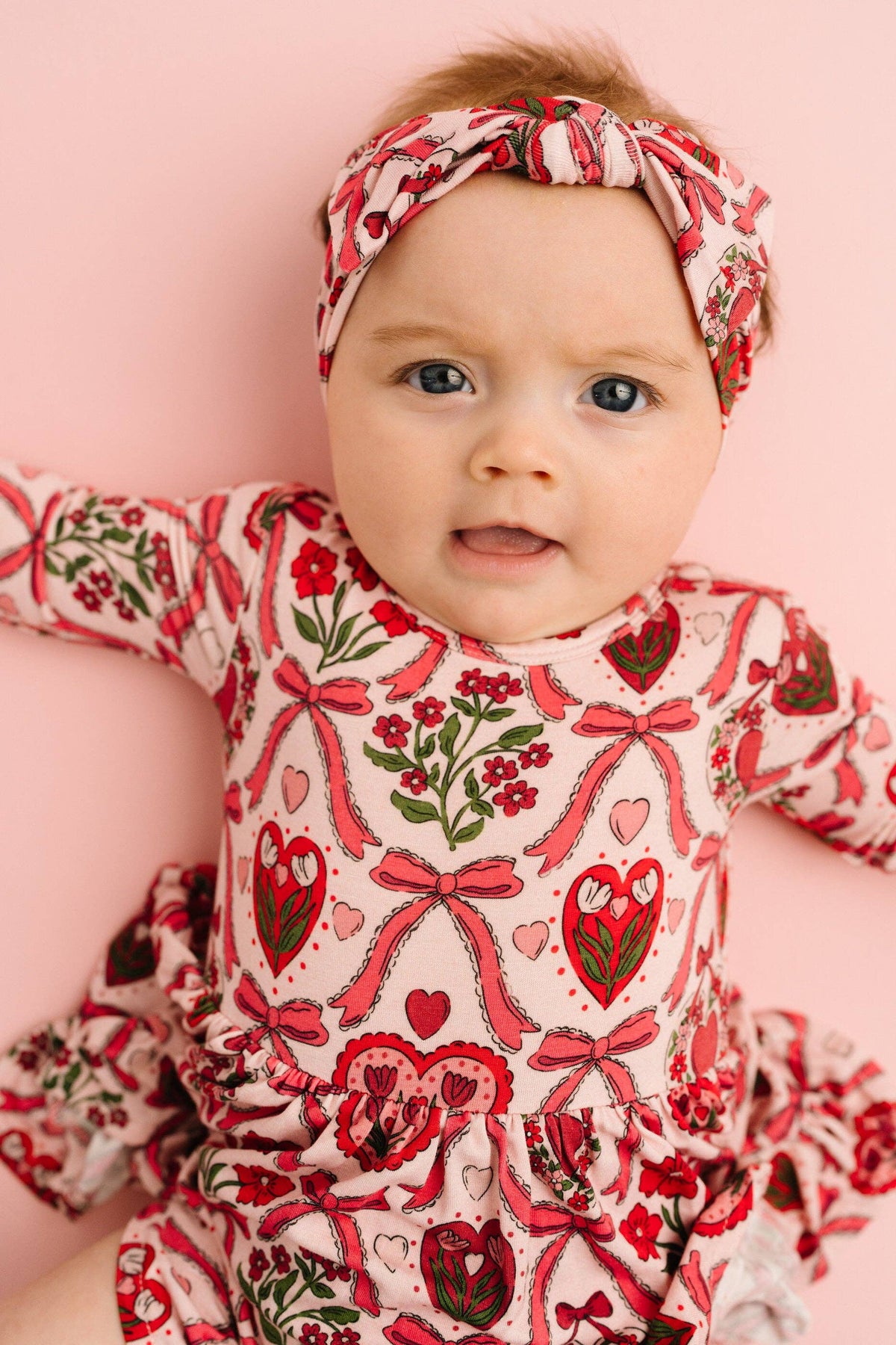 Sweetest Valentine Long Sleeve Bodysuit Bamboo Dress