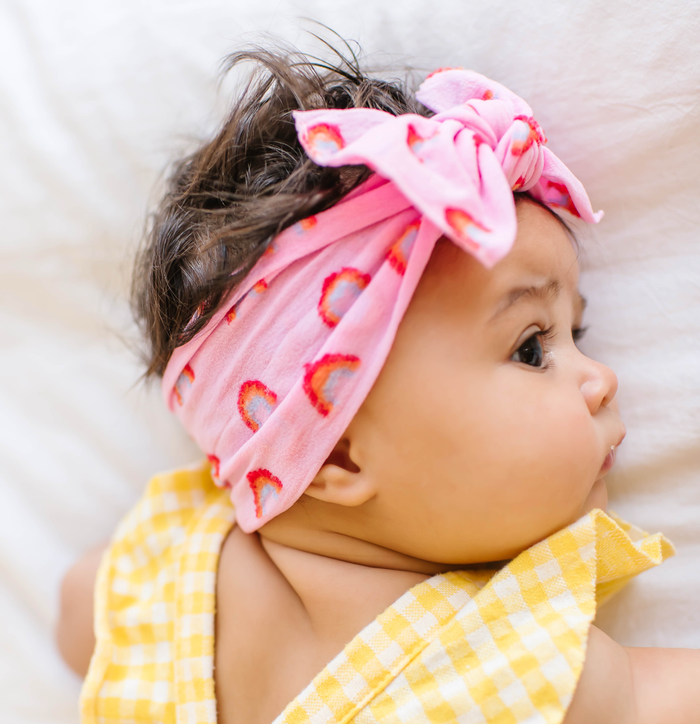 Pink Rainbow Headband