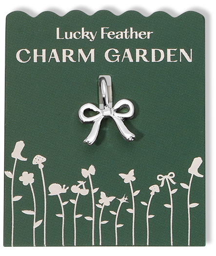 Silver Bow Charm